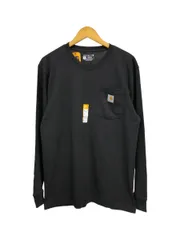 Carhartt (カーハート) Workwear LS Pocket T-Shirt ロンT 長袖Tシャツ K126 黒 BLACK S メンズ/078