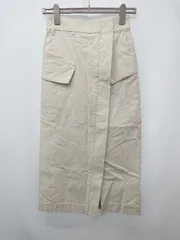 ◇ Θ LOUNIE ルーニィ コットン ロング丈 タイト スカート サイズ36 ベージュ系 レディース E  【1507100010339】