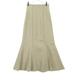 美品 FRAY I.D フレイアイディー ロングスカート 1 ベージュ レディース 古着