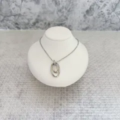 ネックレス　シルバー　silver　パール　ラウンド　アンティーク　ヴィンテージ　EL-1599