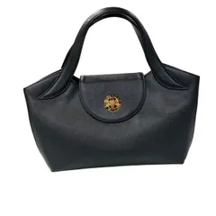 GIVENCHY 4Gロゴ金具 ターンロック ハンドバッグ　レザー c661 GIVENCHY - 極 美品 付け替えロゴ金具付 GIVENCHY ジバンシィ