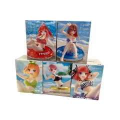 TAITO アクアフロートガールズ 映画 五等分の花嫁 中野一花 二乃 三玖 四葉 五月 5体セット フィギュア 未使用 K9889906