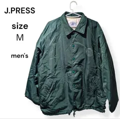 J.PRESS　ジェイプレス　ブルゾン　アウター　グリーン　ロゴ　ヴィンテージ　古着　お洒落