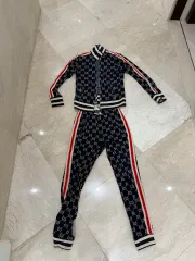 GUCCI】ストライプ入り ジャージ ジャケット & パンツ 送料込