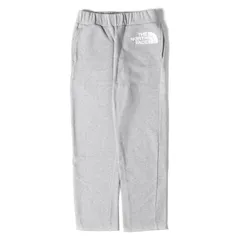 美品 THE NORTH FACE ノースフェイス パンツ サイズ:M 21SS チェーン刺繍 ロゴ フロントビュー スウェット パンツ Frontview Pant NB82130 ミックスグレー(Z)