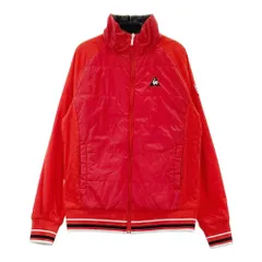 サイズ：L LE COQ GOLF ルコックゴルフ  中綿 ジャケット  レッド系 [240101382726] ゴルフウェア レディース ストスト