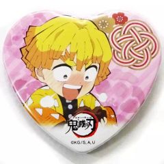 プリロール プリマカロン 鬼滅の刃 我妻善逸 ハート缶バッジ - メルカリ