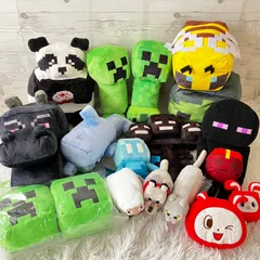 マインクラフト Minecraft ぬいぐるみ 16点セット  まとめ売り  クリーパー  マイクラ まいぜん 未開封あり  タグあり多数  16