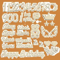 【新着商品】出産祝い 記念写真 撮影道具 成長記録 記念日フォト マンスリーカード 月齢カード プレゼント ウッドレター ニューボーンフォト 月齢フォトグッズ 誕生日 40枚セット レターバナー 木製