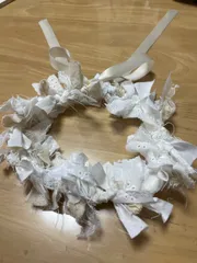 リボンクラウン　ベビークラウン　ハンドメイド