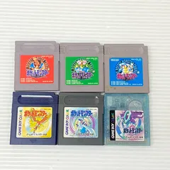 □GBソフト ゲームボーイソフト ポケットモンスター まとめ 赤 緑 青 金 銀 クリスタル ジャンク品 smgetc088636