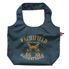 【新品】 エコネコ保冷　ほおづえ・深緑 941022 わちふぃーるど 猫のダヤン 折り畳み エコバッグ おしゃれ マチ広 大容量 レディースエコ トートバッグ
