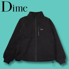 Dime Polar Fleece Sherpa Zip Jacket/ Black (ダイム フリースジャケット) ポーラーテック　シェルパフリース　ジャケット