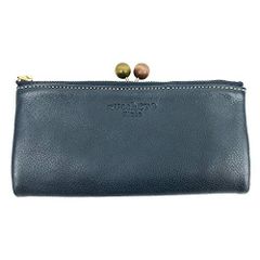 zucchero filato(ズッケロ フィラート) がま口長財布 NV ネイビー 60 58009