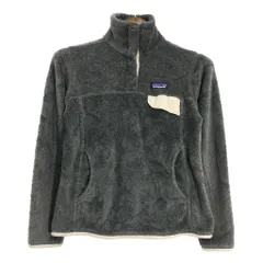 patagonia パタゴニア リツール スナップT フリースジャケット アウトドア グレー (レディース S) 中古 古着 S5931