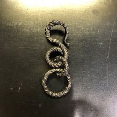 stainless 3D key hook “seahorse” キーリング キーフック キーホルダー