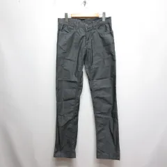 コムサメン COMME CA MEN ロング スリム パンツ S ダークグレー ジッパーフライのサムネイル
