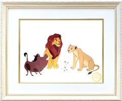 Disney ディズニー ライオンキング シンバ ラナ セル画 原画