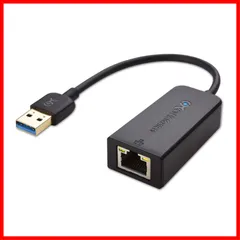 【特売】Cable Matters USB LAN変換アダプター 有線LANアダプター USB3.0 to RJ45 1000Mbps ギガビットイーサネット MacbookとWindowsとChromeに最適 ブラック
