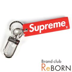 LOUIS VUITTON/ルイ ヴィトン　Supreme/シュプリーム ダウンタウン タブチャーム（キーホルダー/バッグチャーム）　エピ　レッド　MP2074【未使用品】