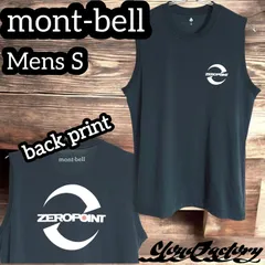 モンベル ノースリーブシャツ メンズS ブラック ウイックロン ゼロポイント トレラン ランニング ジョギング