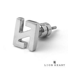ライオンハート LH スタッズピアス サージカルステンレス316L シルバー 片耳用 金属アレルギー対応 1点売り メンズ ブランド LION HEART