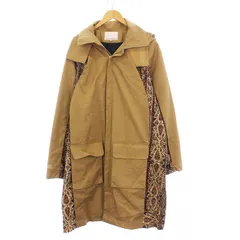 B&Y ユナイテッドアローズ BEAUTY&YOUTH ビューティー&ユース PARIA FARZANEH GORE CAMEL COAT フーテッドロングコート アウター M ベージュ 8325-343-1051 /KH