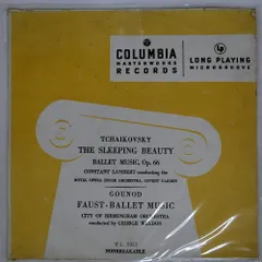 US盤 GEORGE WELDON/TCHAIKOVSKY:SLEEPING BEAUTY/GOUNOD:FAUST-BALLET MUSIC/WESTMINSTER WL5013 LP