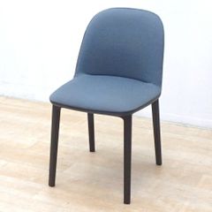 Vitra. ヴィトラ ソフトシェル サイドチェア ミーティングチェア ダイニングチェア ライトグレー 肘無 椅子 布 EG18676 中古オフィス家具