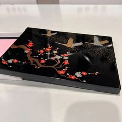 会津塗　漆箱