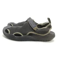 H■【M11】クロックス/CROCS 205289 スウィフトウォーター メッシュ デック サンダル 29cm程度/茶/MENS■58【中古】