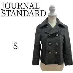 ★美品 JOURNAL STANDARD ジャーナルスタンダード グレー ピーコート・ウールコート S