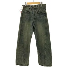 ウィム バイ リドム WYM LIDNM VINTAGE WASHED CURVED DENIM ヴィンテージ ウォッシュド カーブ デニム パンツ メンズ JPN：S 