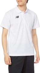 new balance ニューバランス ポロシャツ シャツ 半袖 トップス ゲームポロシャツ JMTP1418 ホワイト 2XL