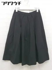 ◇ Simplicite シンプリシテェ 膝下丈 フレア スカート サイズ38 ブラック レディース  【中古】 【1111180006030】