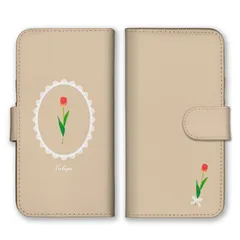 iPhone11Pro ケース 手帳型 アイフォン11 プロ スマホケース 携帯ケース お花 チューリップ ひまわり 鈴蘭 ワンポイント ほぼ無地 可愛い パステルカラー くすみカラー  スマホカバー カラー06