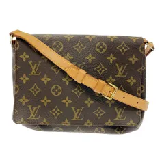 ルイ ヴィトン LOUIS VUITTON ショルダーバッグ モノグラム ミュゼット タンゴ ショート モノグラムキャンバス ブラウン レディース M51257 送料無料 e53992f