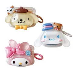 【新品】 AirPods 4 (第4世代) 用ケース 充電ケース シリコンケース シナモンロール カバー 保護ケース 耐衝撃 防水 防塵 カラビナ キーチェーン付きワイヤレス充電対応 AirPods 4 シナモンロール ケース ソフトスリムカバー AirP 0