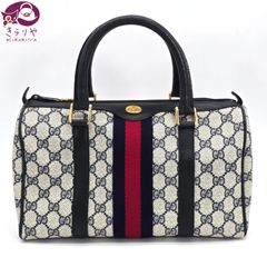 GUCCI グッチ 010-378 GGスプリーム シェリー ミニボストンバッグ ハンドバッグ オールドグッチ イタリア製