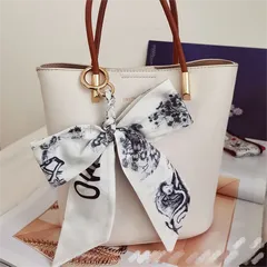 バックチャーム　リボン　キーホルダー　キーリング　ストラップ　スカーフ