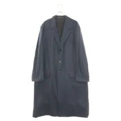 Yohji Yamamoto POUR HOMME (ヨウジヤマモト プールオム) 23SS LOOK15 HZ-J13-402 シルクデニムコート ネイビーのサムネイル