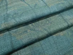 平和屋着物●本場結城紬　重要無形文化財　100亀甲　草葉文　正絹　逸品　DAAT1127tw