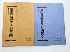 WQ33-041 駿台 夏の共通テスト古典/夏の共通テスト現代文 状態良い 2020 夏期 計2冊 10 S0B