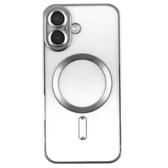 iPhone16 ケース メタリック カメラカバーケース 【Color】シルバー