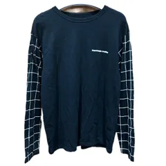 uniform experiment SOPH ソフ ユニフォーム エクスペリメントL/S GRAPH CHECK CUT&SEWN ロンT プリント 3 L ブラック