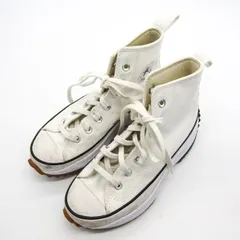 コンバース スニーカー ハイカット 厚底 オールスター シューズ 靴 白 チャックテイラー レディース 22サイズ ホワイト系 CONVERSE 【中古】