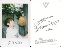 【中古】コレクションカード(男性) SEVENTEEN/HOSHI(ホシ)/上半身・体右向き/CD「Love ＆ Letter repackage album」封入特典トレカ