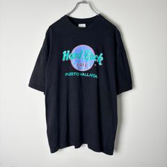 【L】古着 Hard Rock Cafe ハードロックカフェ Tシャツ プエルトバヤルタ Puerto Vallarta ブラック
