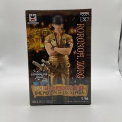 未開封　ワンピース　DXF THE GRANDLINE MEN ONE PIECE FILM GOLD SPECIAL 　フィルムゴールド　ロロノア・ゾロ　プライズ　フィギュア　バンプレスト