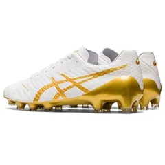 アシックス(ASICS) サッカースパイク DS LIGHT ACROS 2 1101A046-122 ホワイト/リッチゴールド 24.5cm 2E